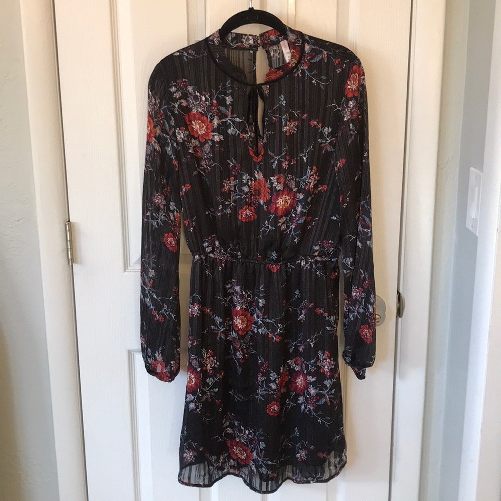 Long Sleeve Floral Dress